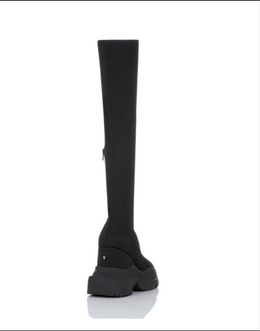靴 YELLO DOUBLE SNEAKER LONG BOOTS