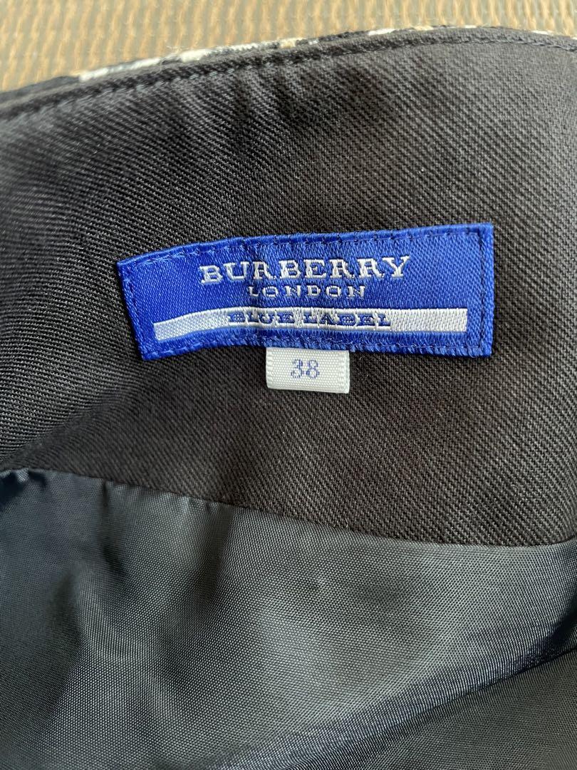 【美品】バーバリー　ブルーレーベル　ノバチェック　スカート　38 M