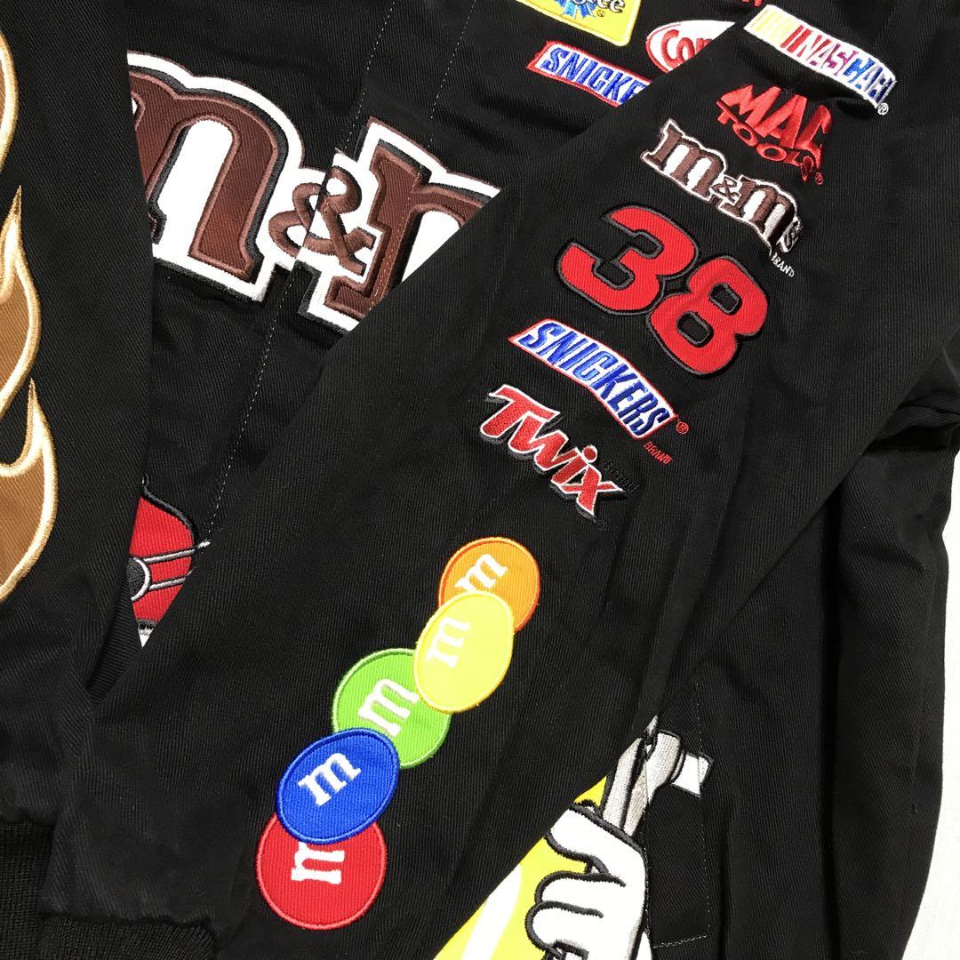 m&m's エムアンドエムズ レーシングジャケット XXL NASCAR 刺繍