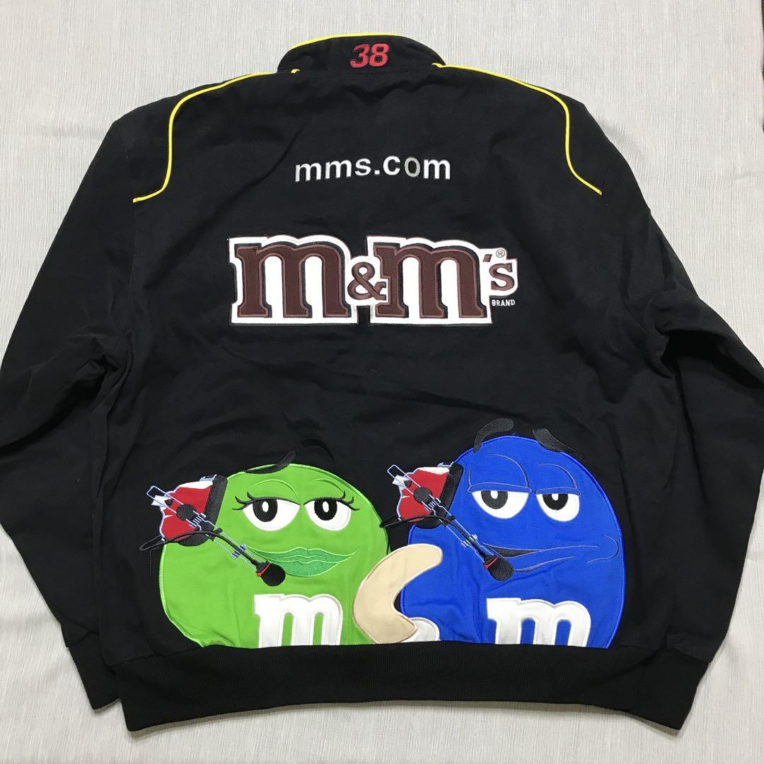 m&m's エムアンドエムズ レーシングジャケット XXL NASCAR 刺繍