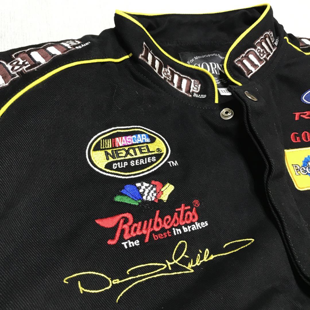 m&m's エムアンドエムズ レーシングジャケット XXL NASCAR 刺繍
