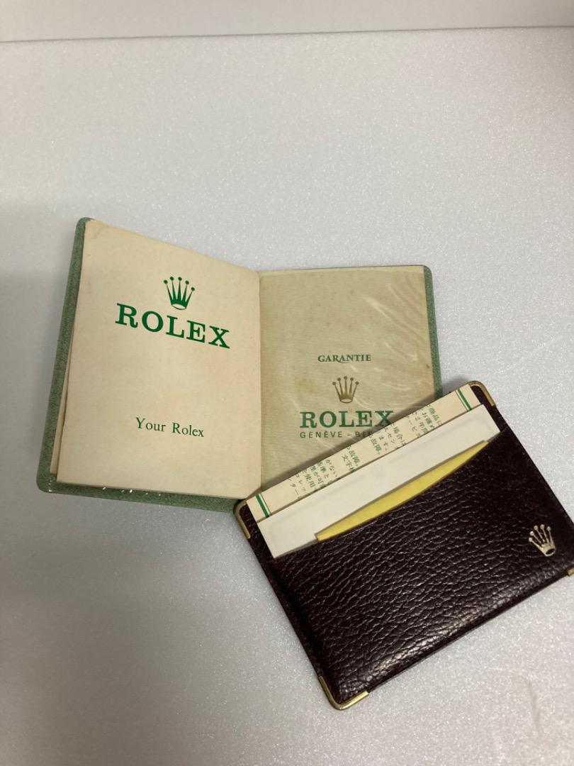 ロレックスの　古いケースと備品