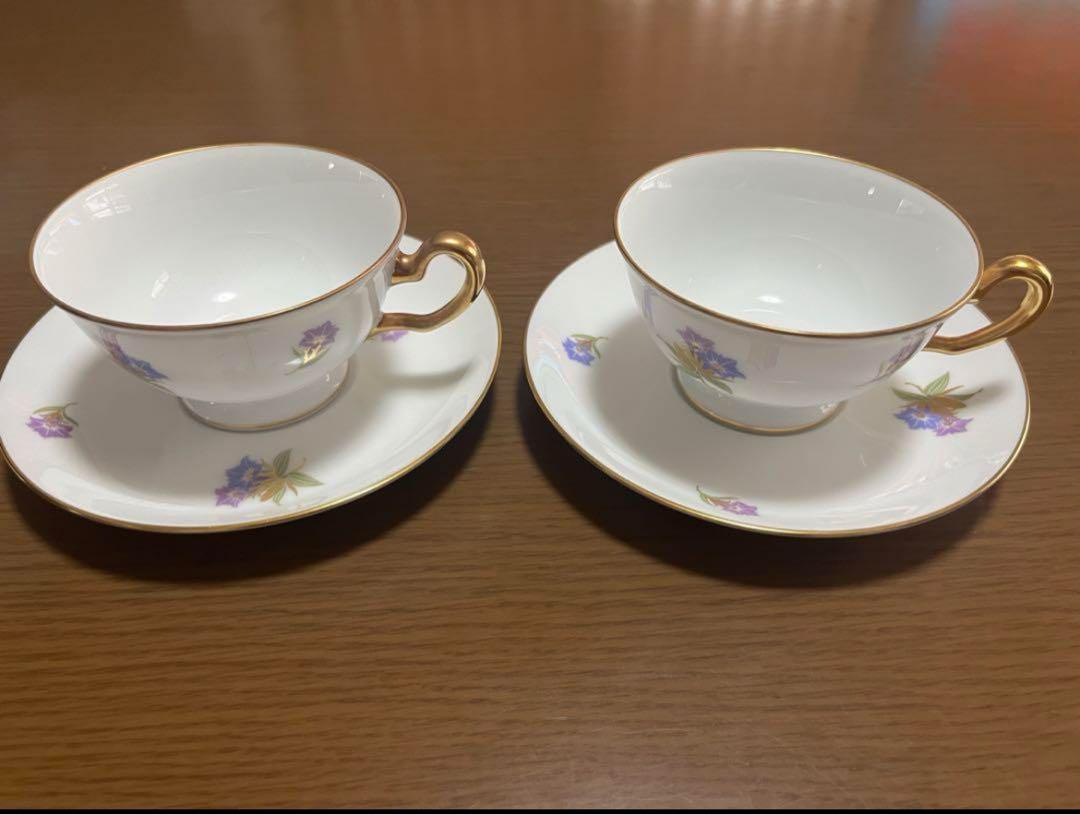 大倉陶園 ティーカップ＆ソーサー 2客セット