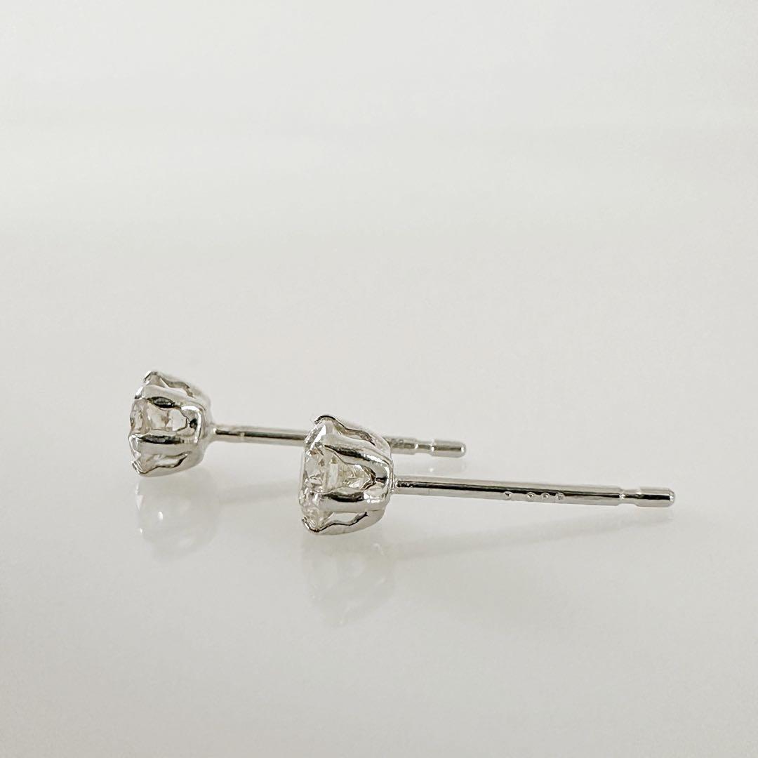 大特価！在庫なくなり次第終了！Pt 天然ダイヤモンド0.40ct ！ 6本爪