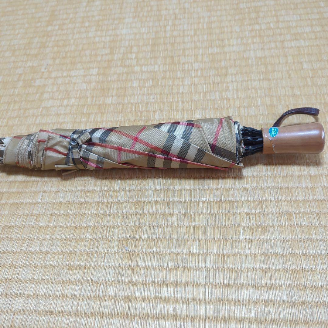 バーバリー・折りたたみ雨傘