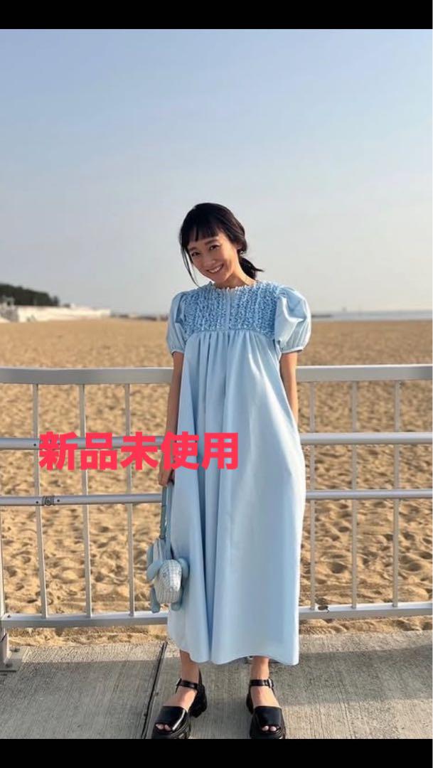 ワンピース rosymonster AJISAI mini frill puff OP AJISAI mini frill puff OP - メルカリ
