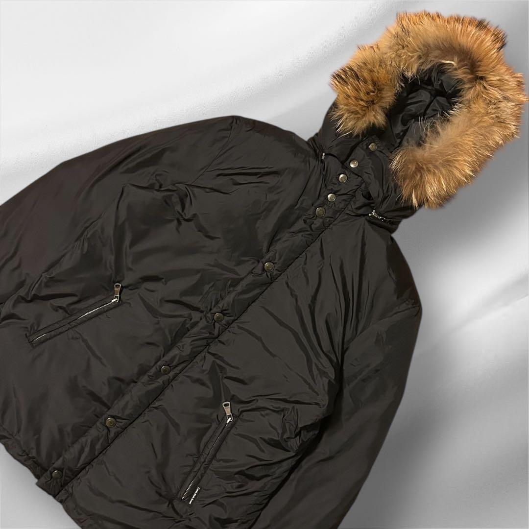 Calvin Klein Jeans ファー ダウンジャケット Y2K お兄系 Calvin Klein Jeans ファー ダウンジャケット Y2K お兄系