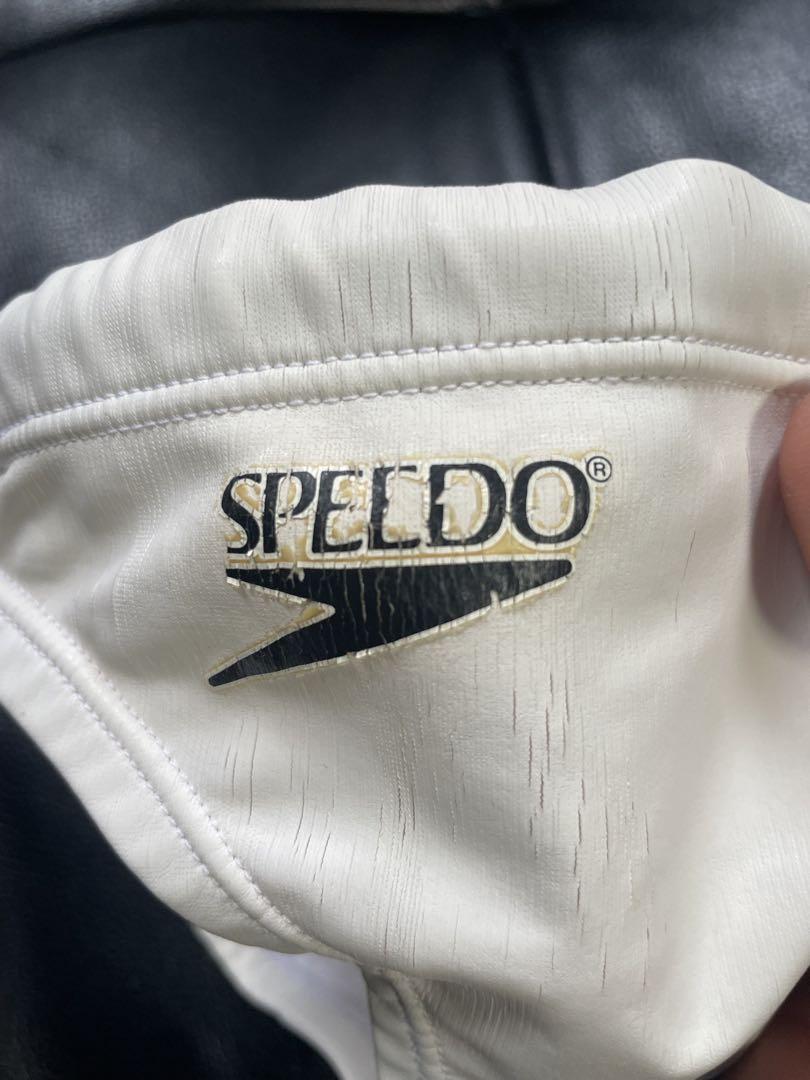 ジュニア120サイズ SPEEDO 白 ポロパン 水球競パン 水着