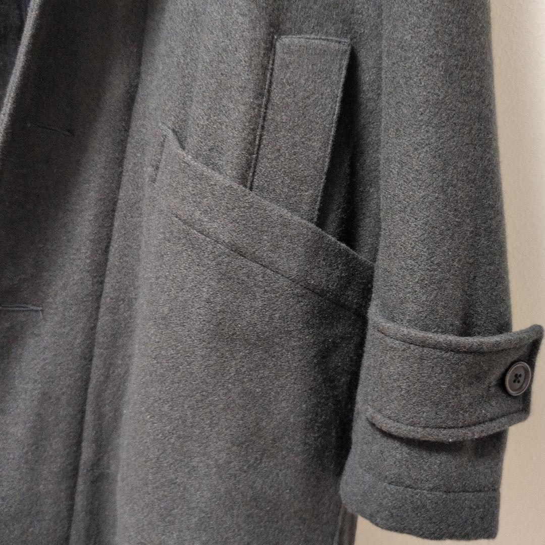 MHL. 22aw BASIC WOOL MELTON メンズ 濃緑 Lサイズ（Men All