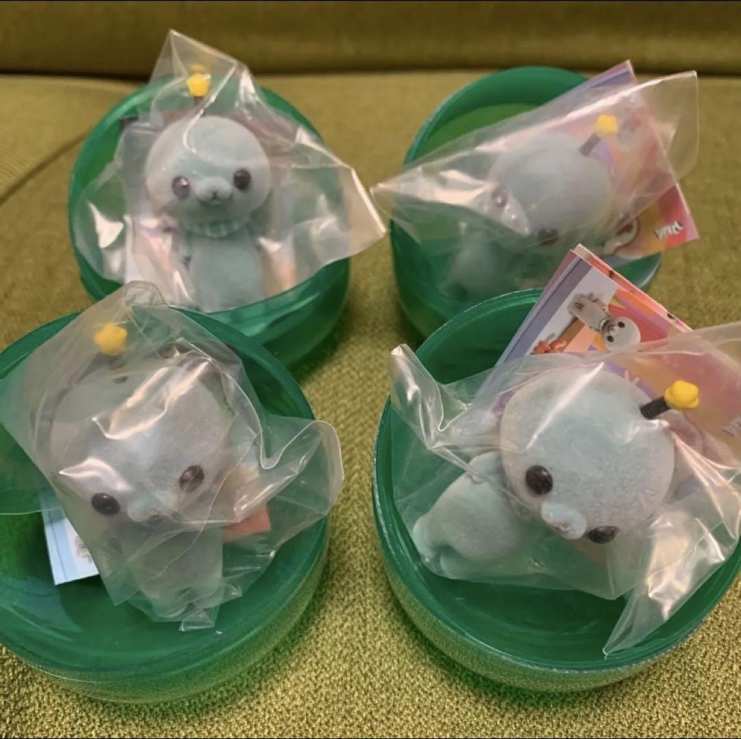 教育番組　フロッキーフィギュア　ガチャ　タマ　通常　4個セット