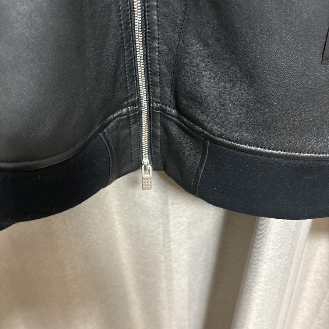C DIEM(カルペディエム)ストレッチシープレザーライダースジャケット
