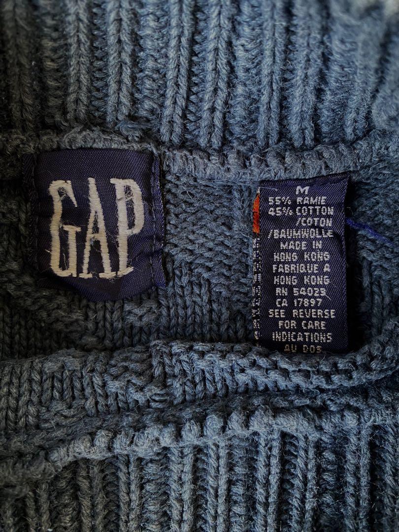 【希少】OLD GAP オールドギャップ コットンニットセーター　80s 90s