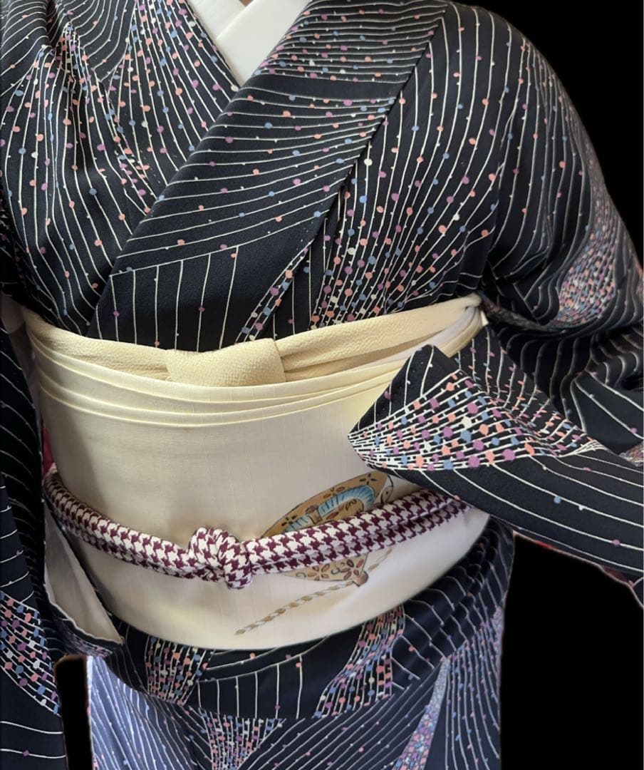 本日の目玉ご奉仕品！ 逸品正絹小紋 帯プレゼント