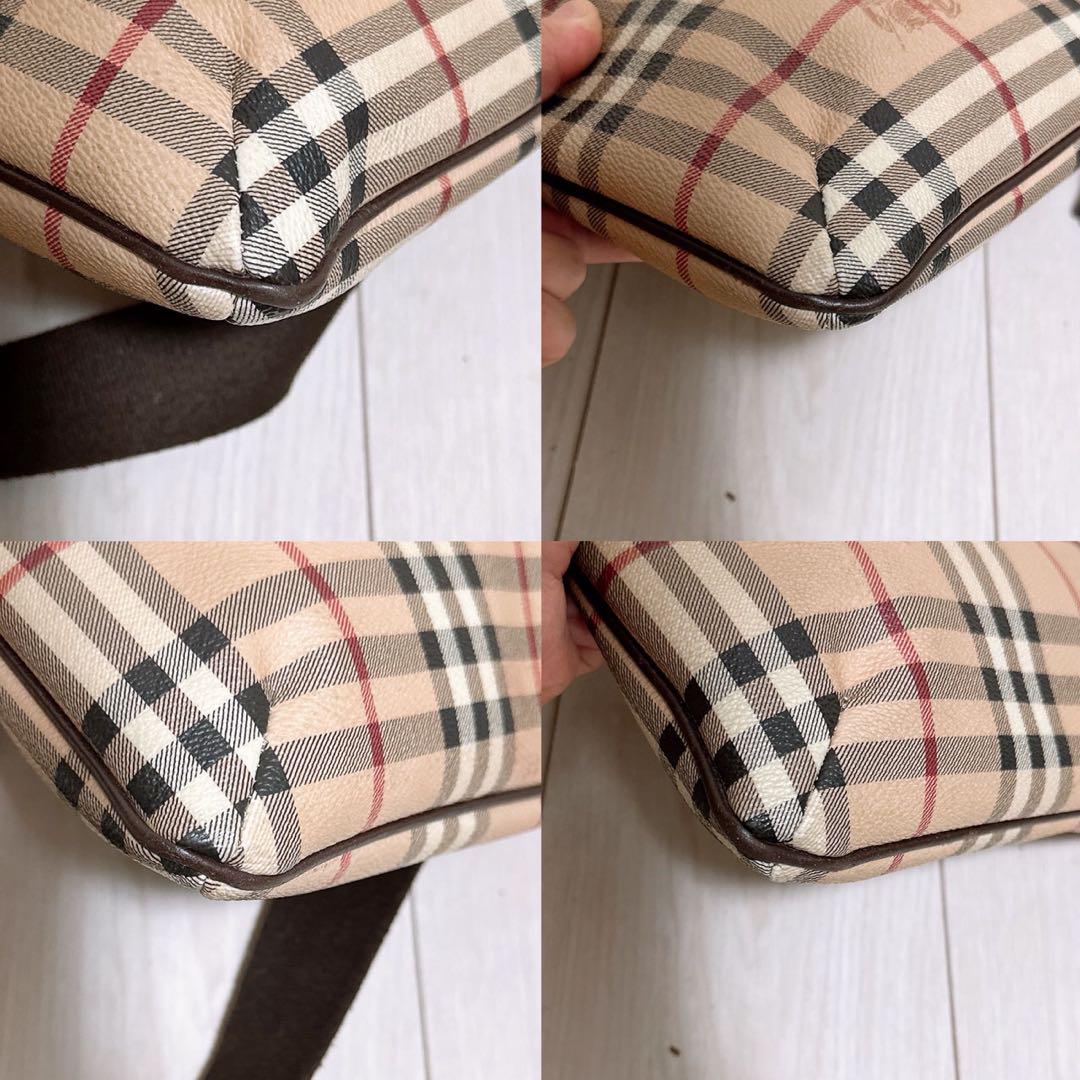 《超美品》Burberry(バーバリー)ショルダーバッグ PVC チェック