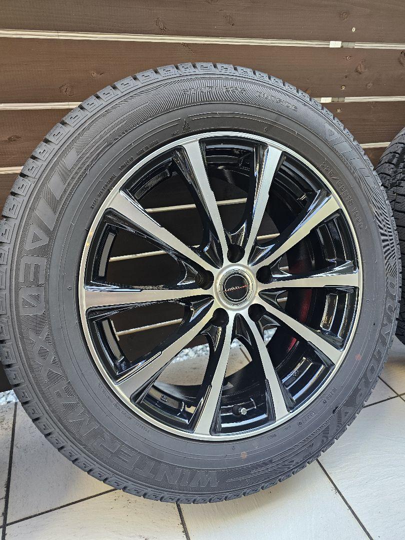 ③2022年製 225/60R18 ダンロップ WM03 スタッドレスタイヤ