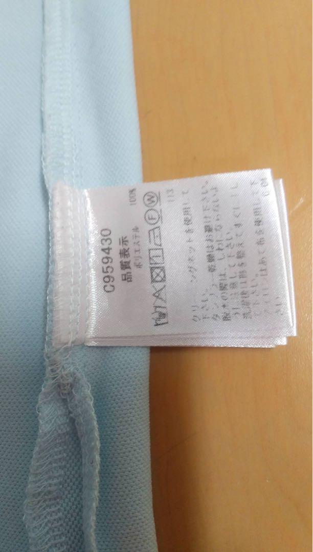 新品未使用 ピッコーネクラブ 水色 半袖ポロシャツ Mサイズ ゴルフ