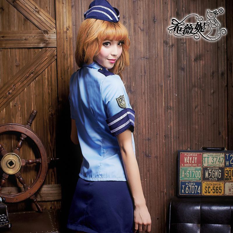 ポリス コスプレ ハロウィン レディース セクシー ミニスカート Mサイズ