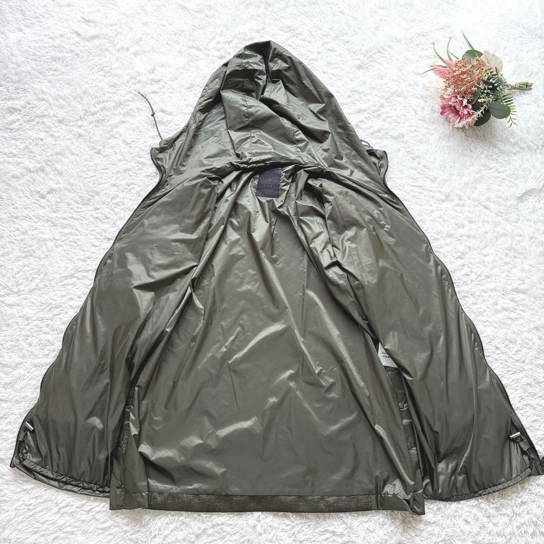 極美品✨TATRAS R マウンテンパーカー　フード　異素材　ブルゾン　大きい