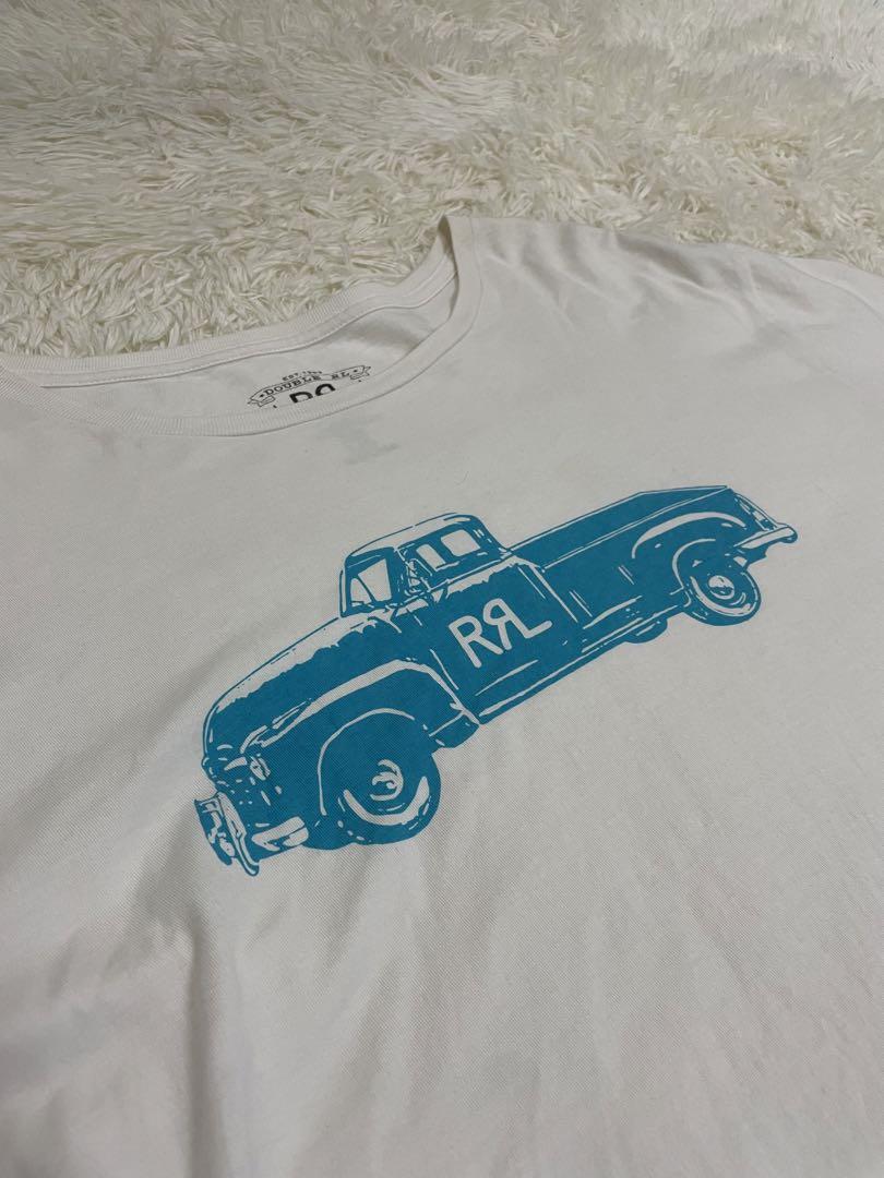 ダブルアールエル RRL トラックプリント Tシャツ Lサイズ ラルフ