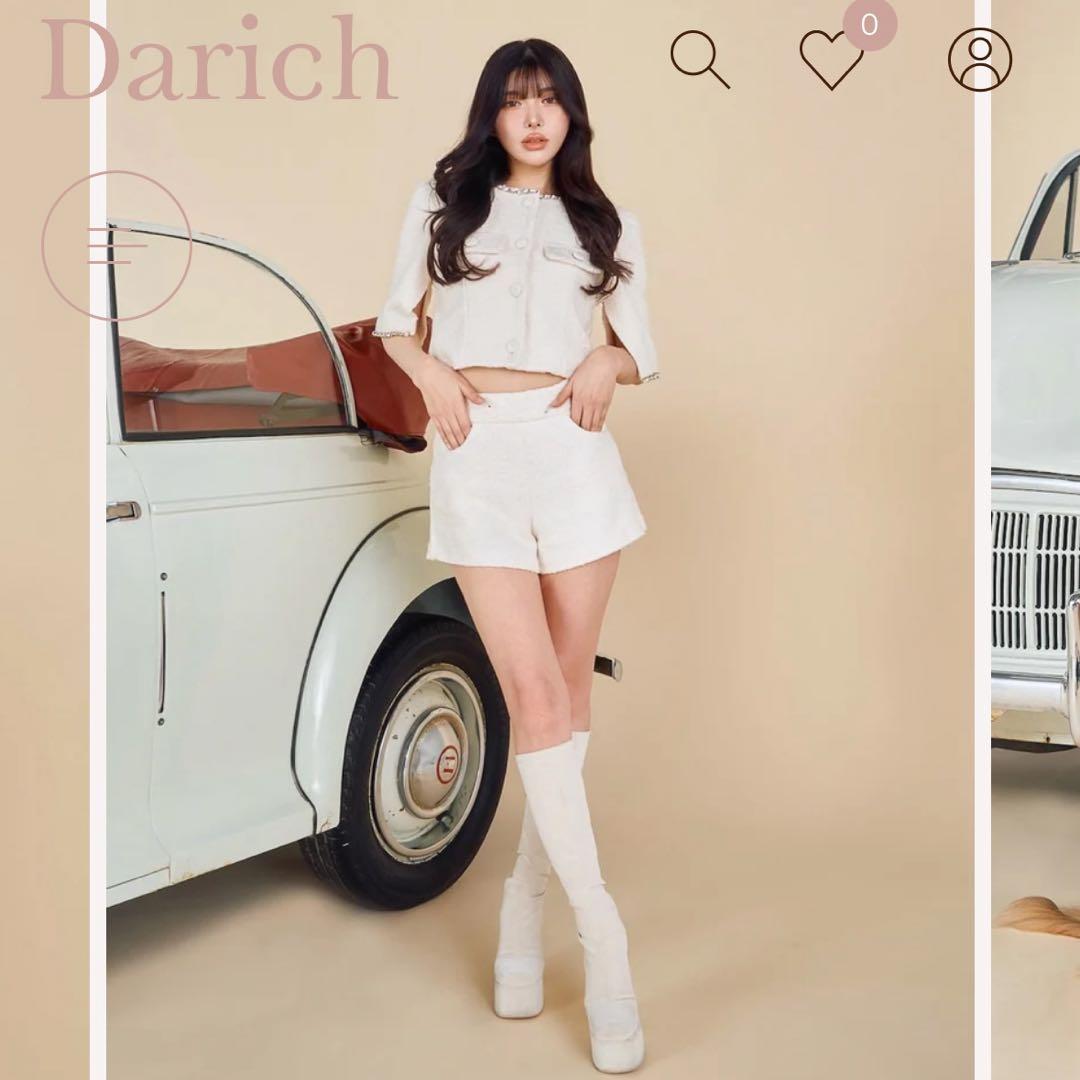 ツイードショートパンツ