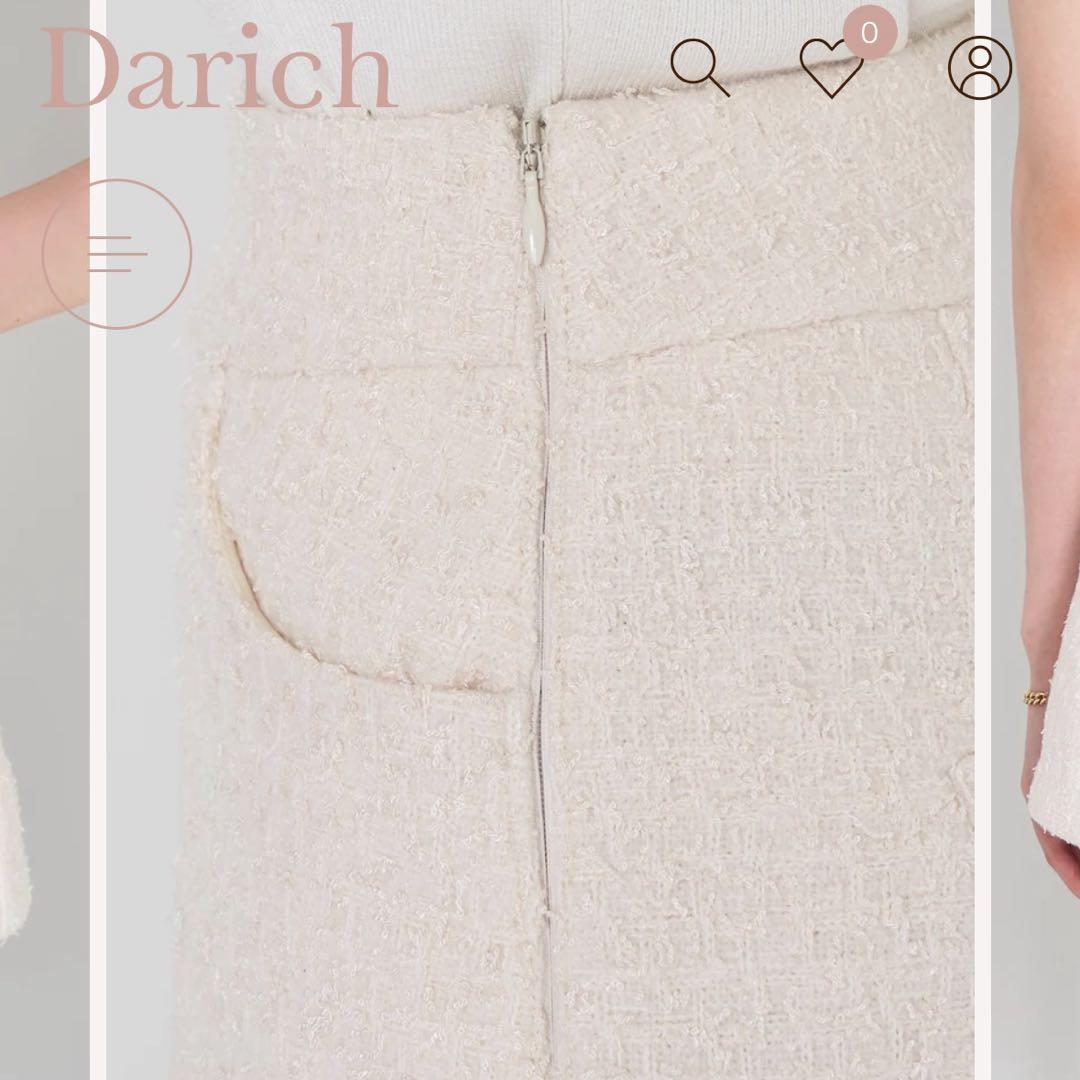 Darich チェーンツイードショートジャケット