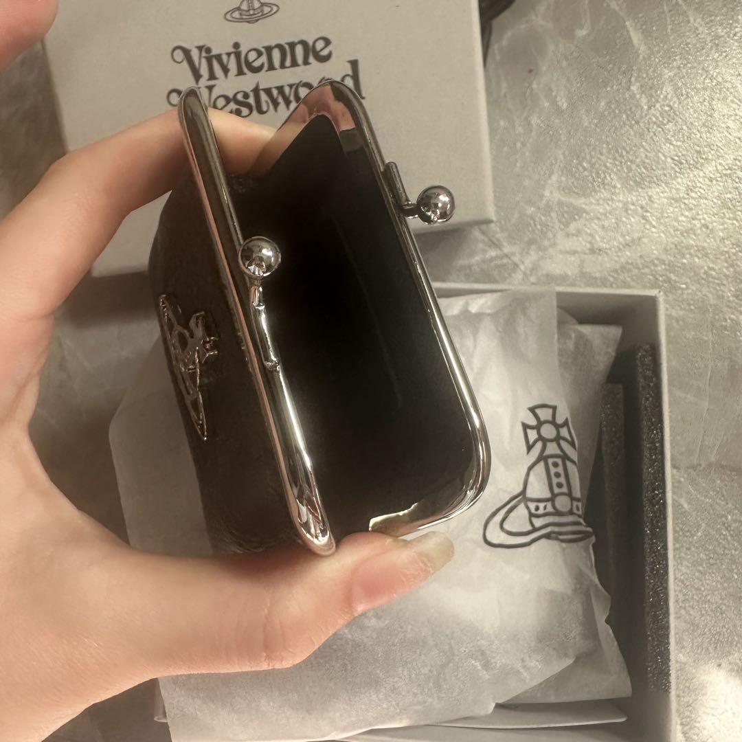 【新品】Vivienne Westwood 黒がま口コインケース