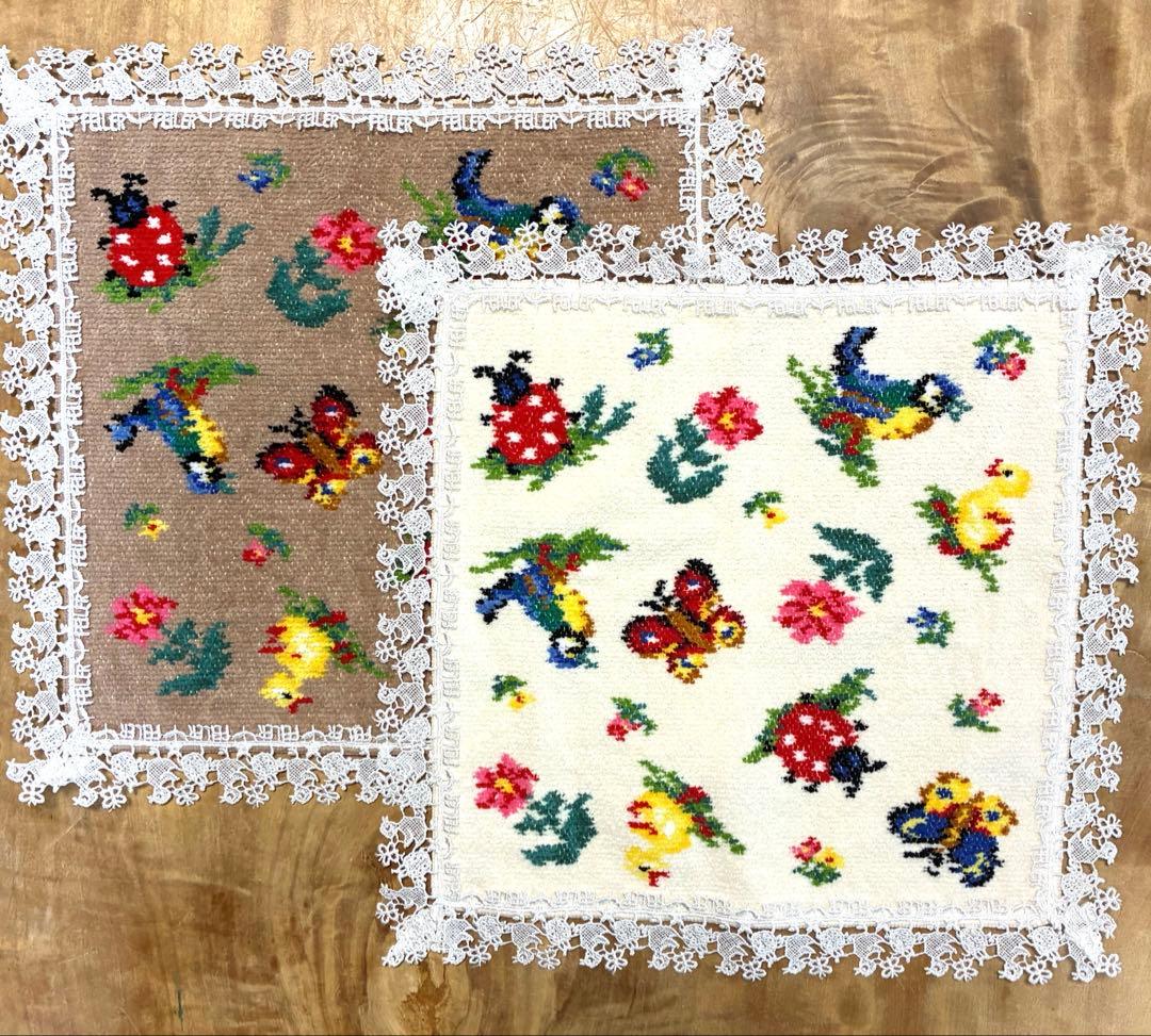 フェイラー 近沢レース ハイジハンカチ 2枚セットFEILER