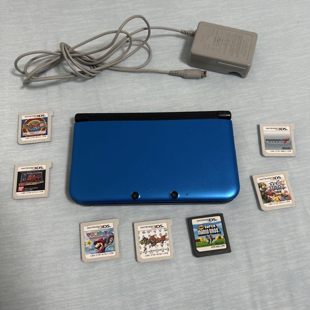 ニンテンドー3DS 青色 本体とゲームソフトセット - メルカリ