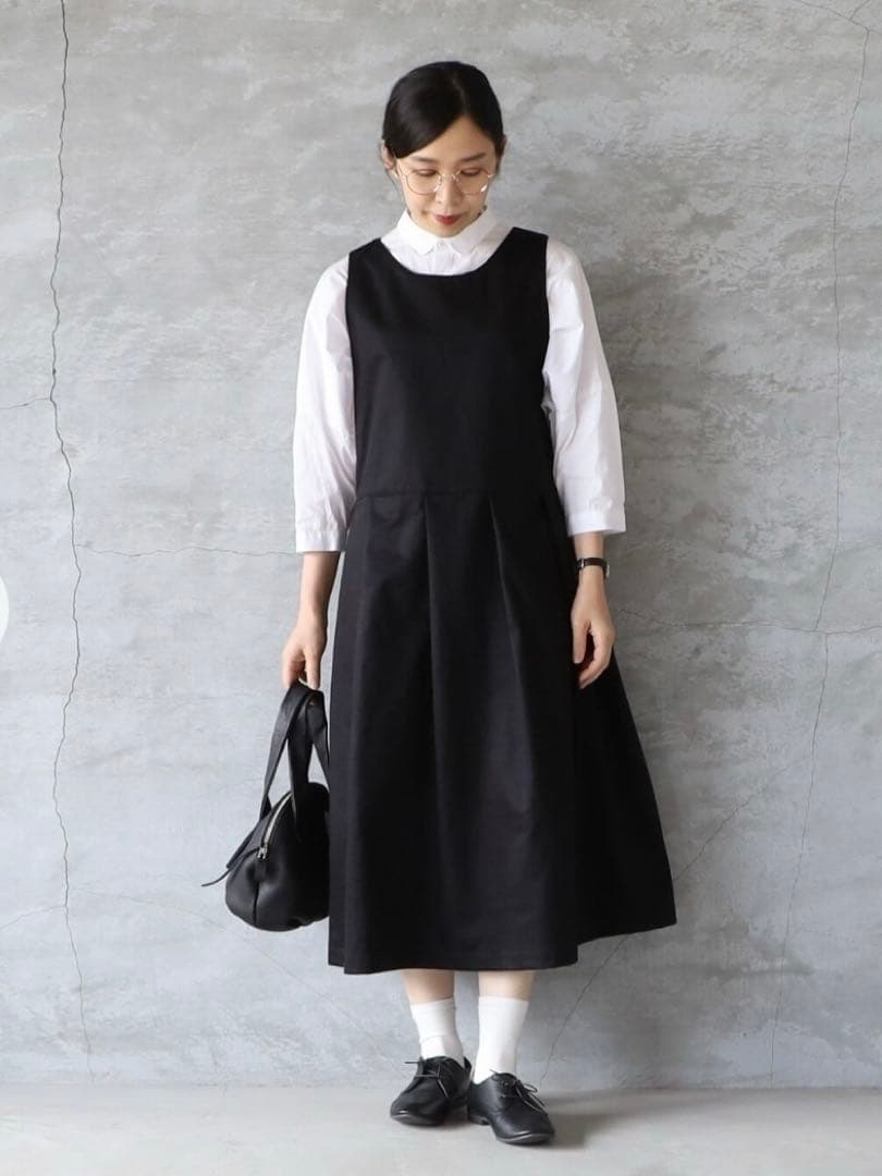 ambience tote チノジャンパースカートM