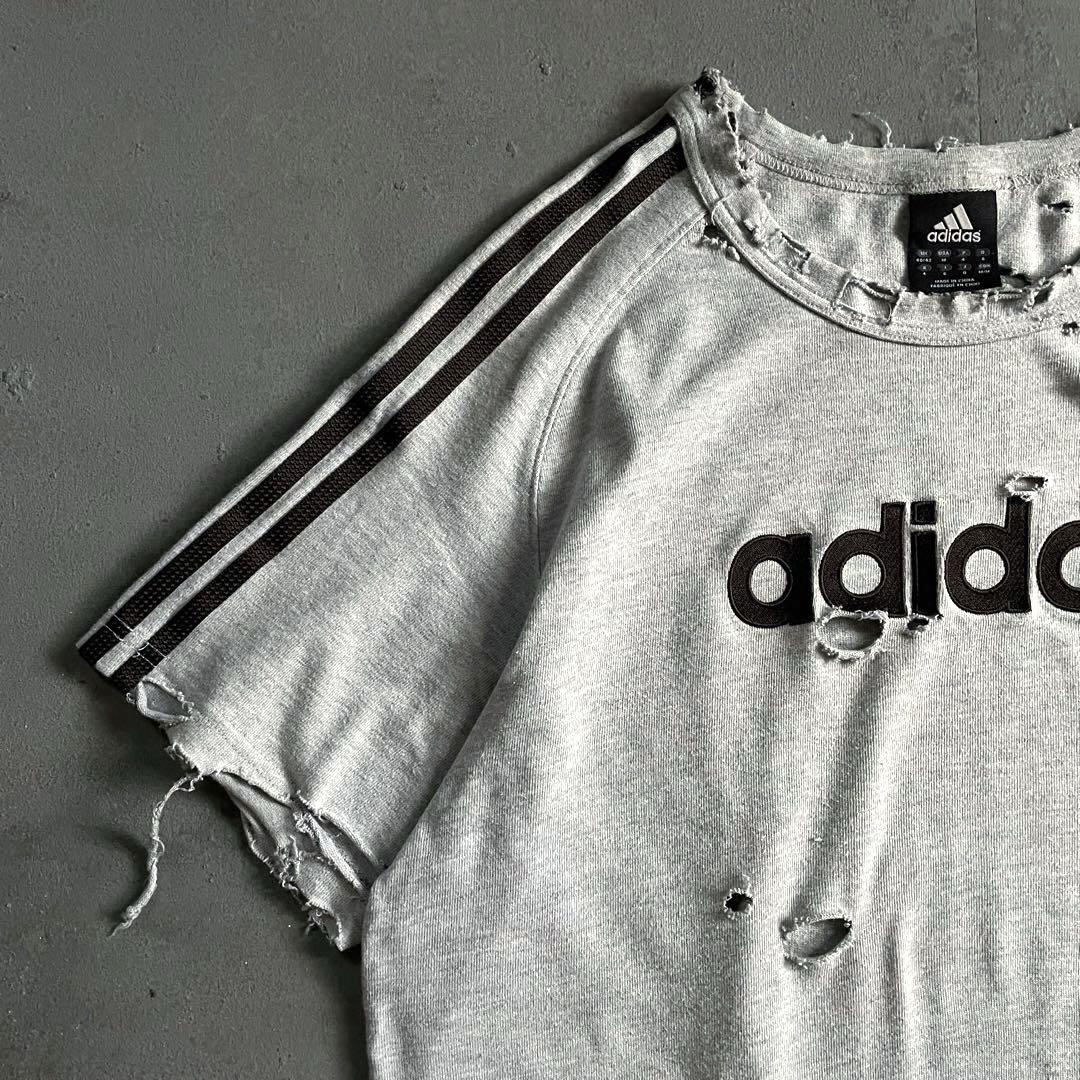 oldタグ”オールドアディダス“常田大希”O“boro t-shirt