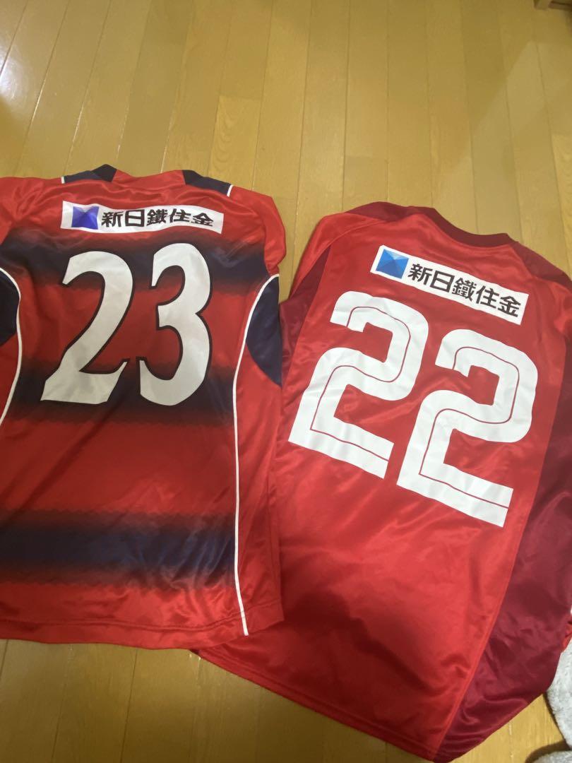 日本製鐵室蘭サッカー部　ユニフォーム2点セット