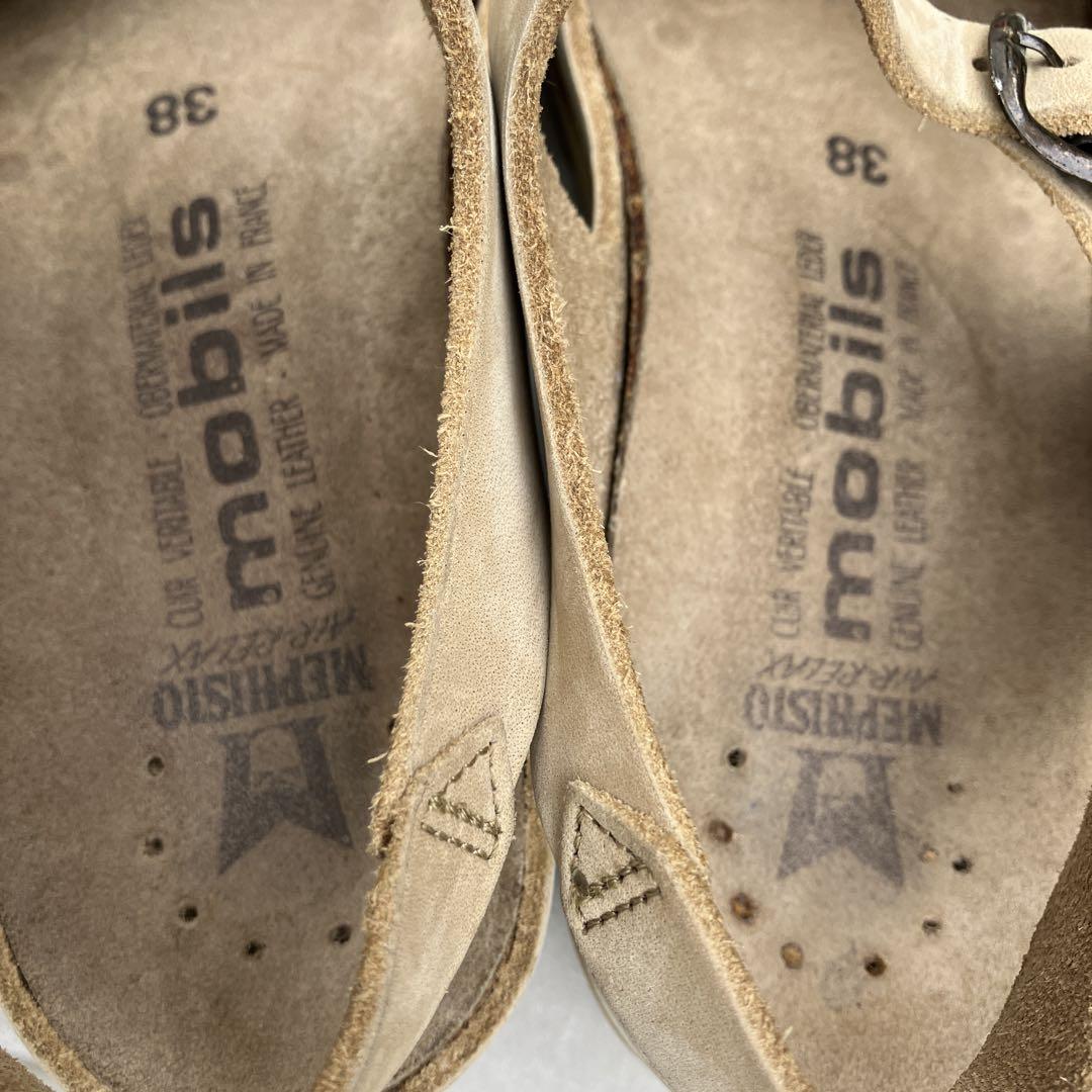 38【MEPHISTO】メフィスト エアーリラックス レザー サンダル