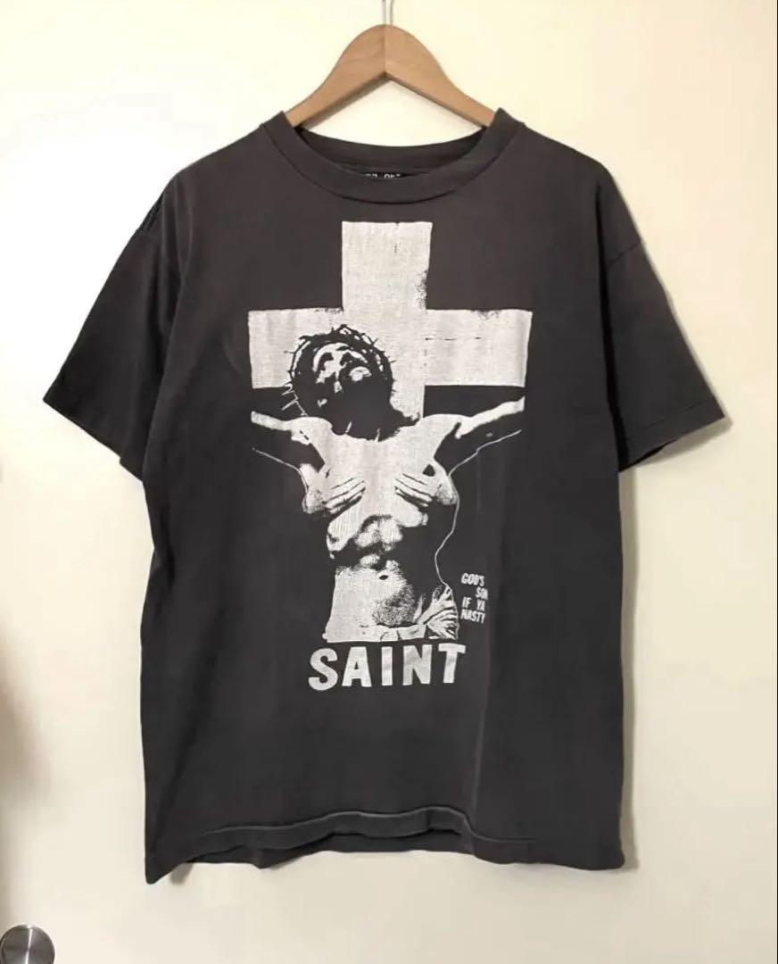 saint michael mxxxxxx 22ss キリストTシャツ　M