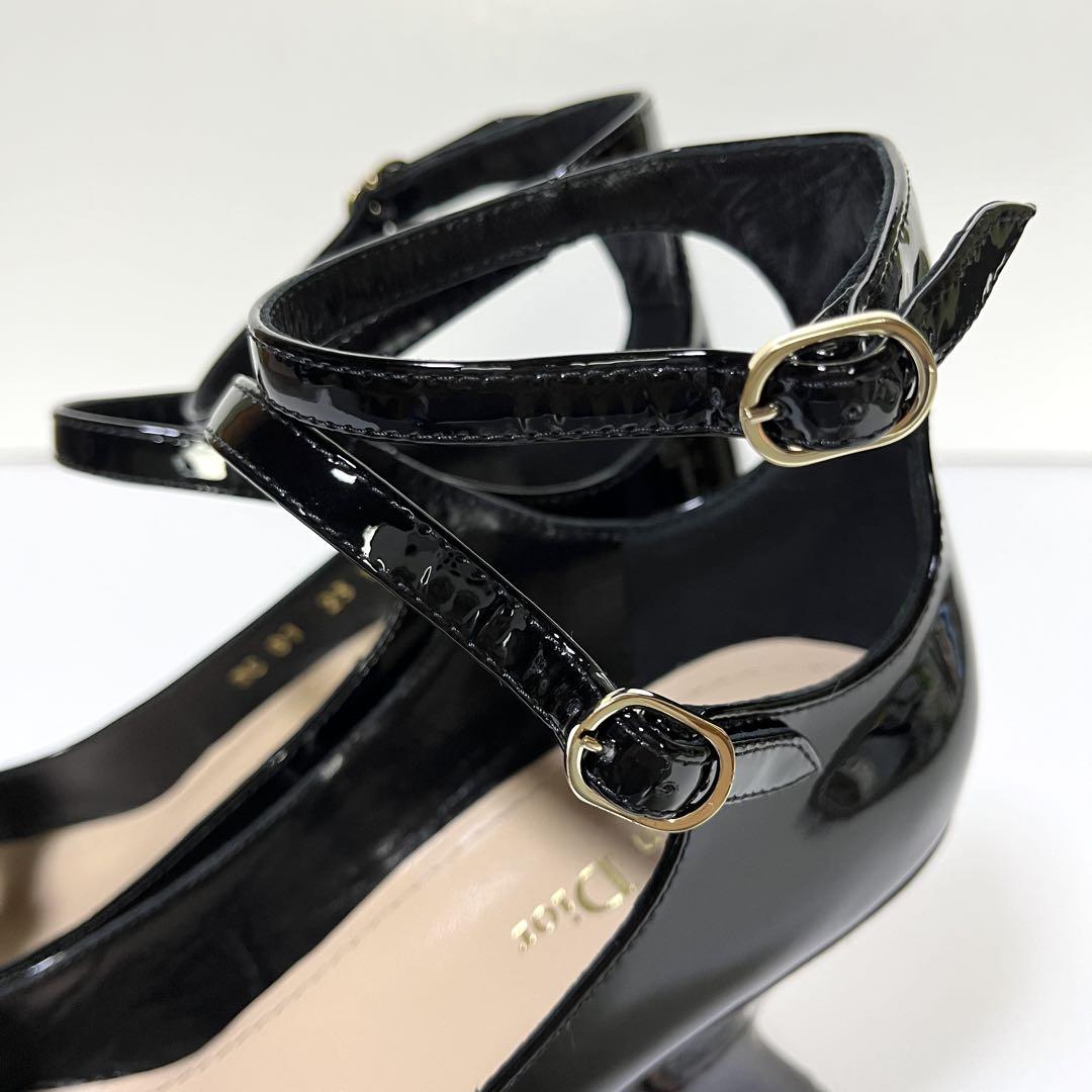 37 Dior ストラップ パンプス AIME ブラック 厚底 24 37 Dior ストラップ パンプス AIME ブラック 厚底 24 - メルカリ