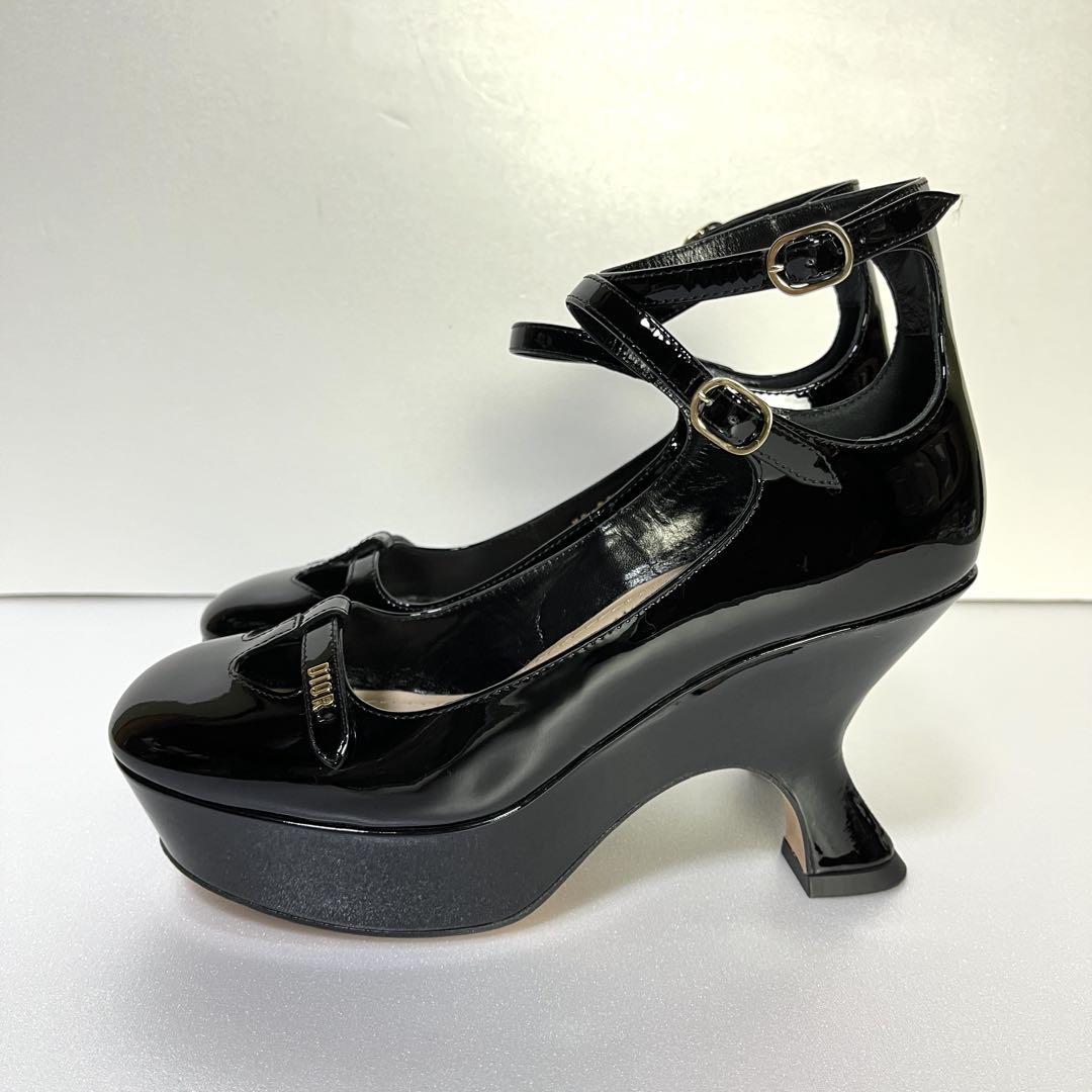 37 Dior ストラップ パンプス AIME ブラック 厚底 24 37 Dior ストラップ パンプス AIME ブラック 厚底 24 - メルカリ