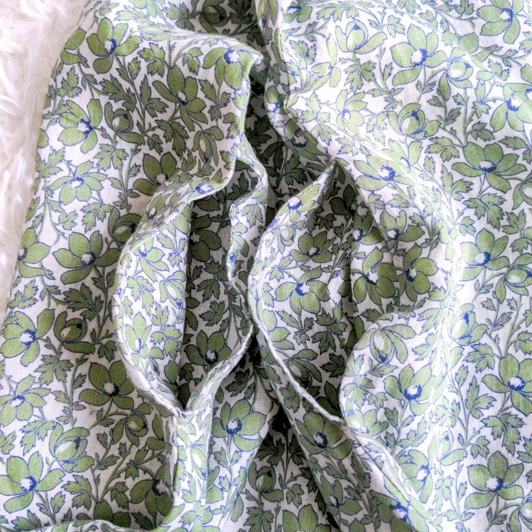 美品】YARRA リネンフラワーワンピース 小花柄 ボタニカル
