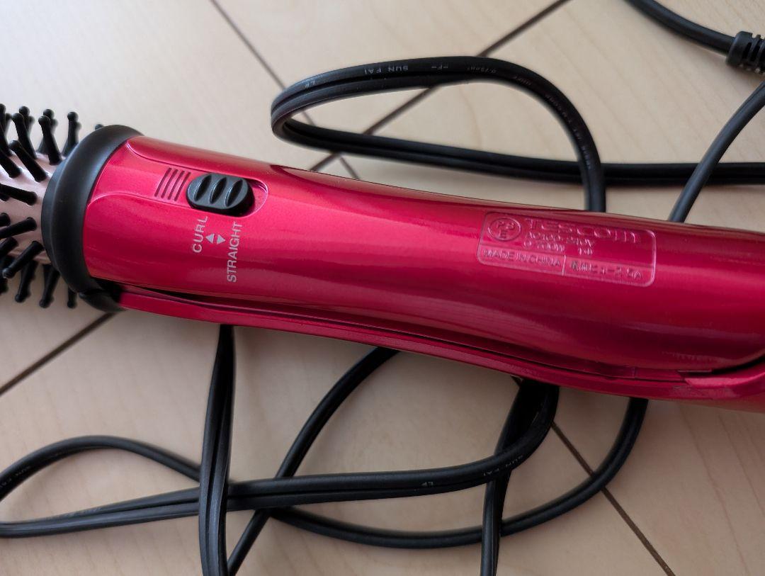 テスコム ione イオンブラシ付き2wayヘアアイロンコテ美品