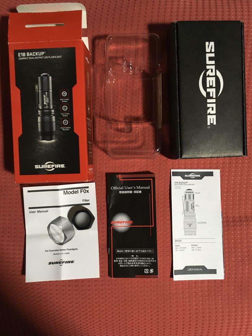 コレクション品　SUREFIRE(シュアファイア) E1B BACKUP