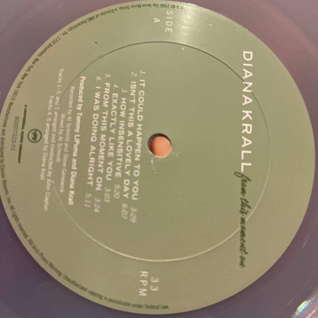 レコード diana krall from this moment on LP | iunhi.edu.mx