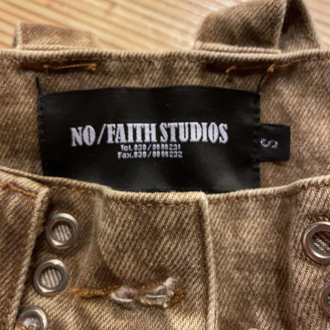 希少no/faith studios CARGO DENIM PANTS S