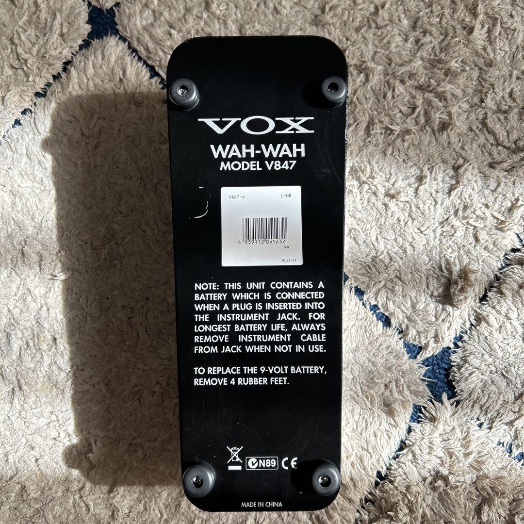 VOX ワウペダル V847 ケース付き - メルカリ