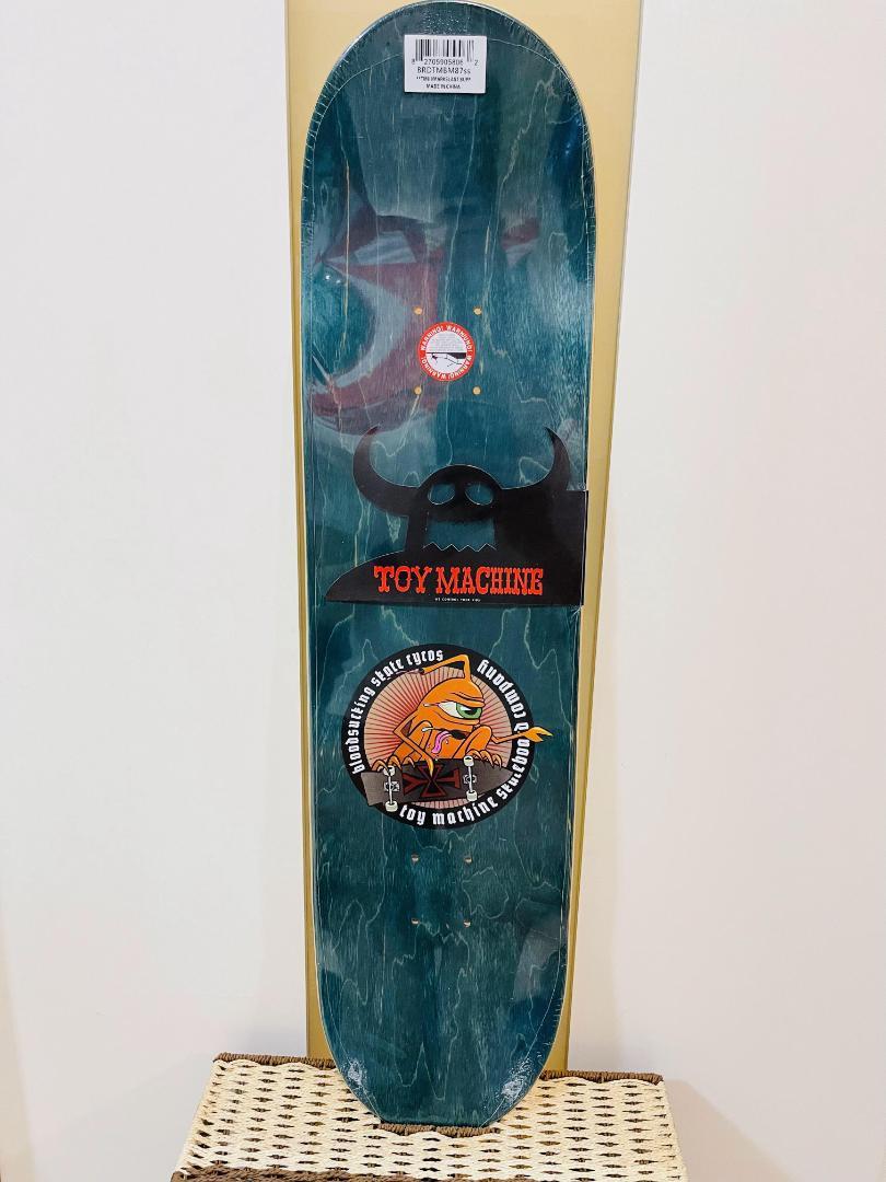 台湾製無地黒デッキテープ付き TOY MACHINEトイマシーン8.125
