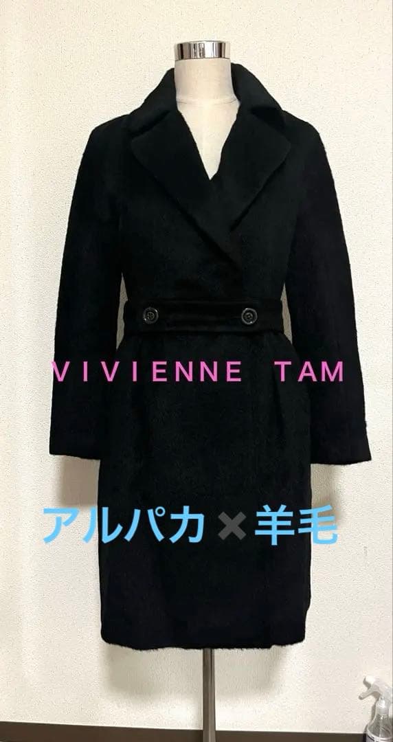 VIVIENNE TAM コート ブラック サイズ0S Vivienne Tam