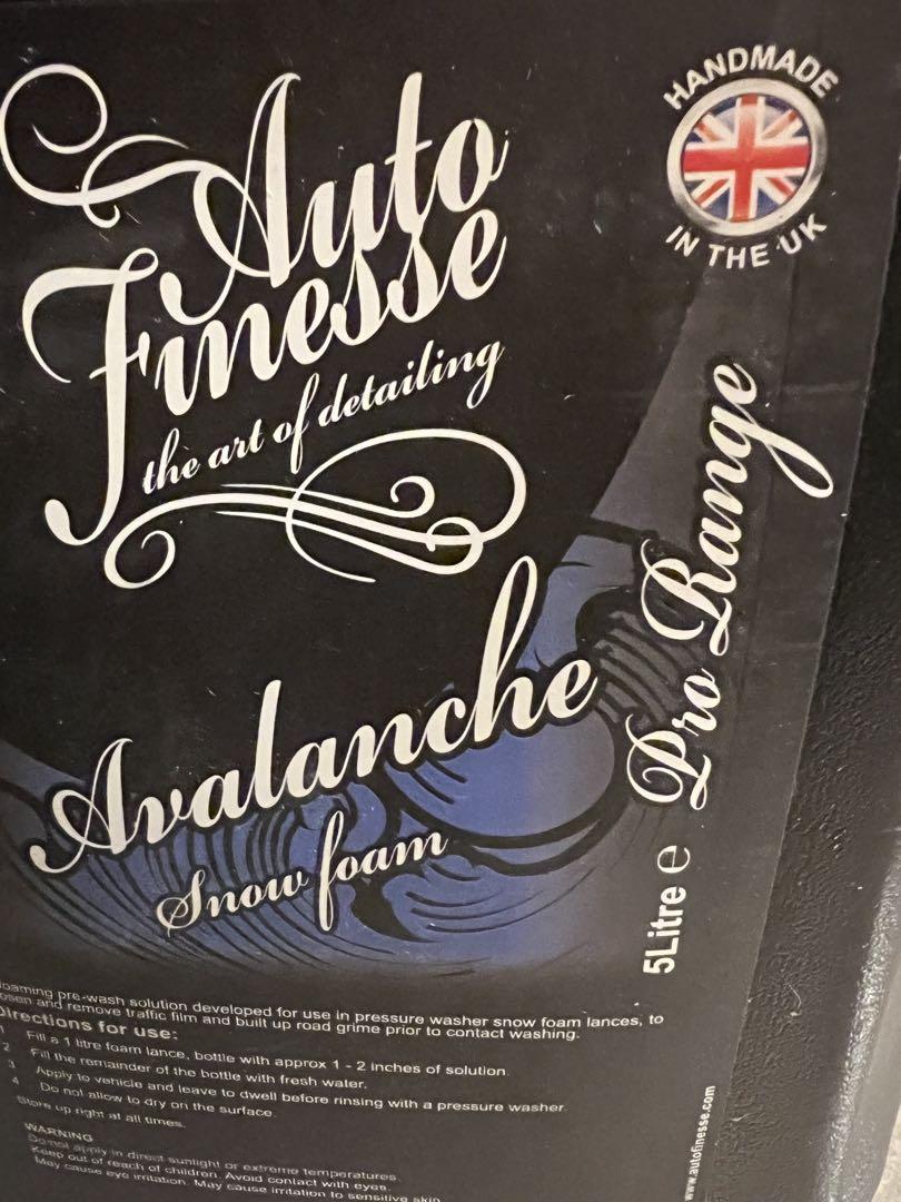 Auto Finesse Avalanche 5L アヴァランチ アバランチ