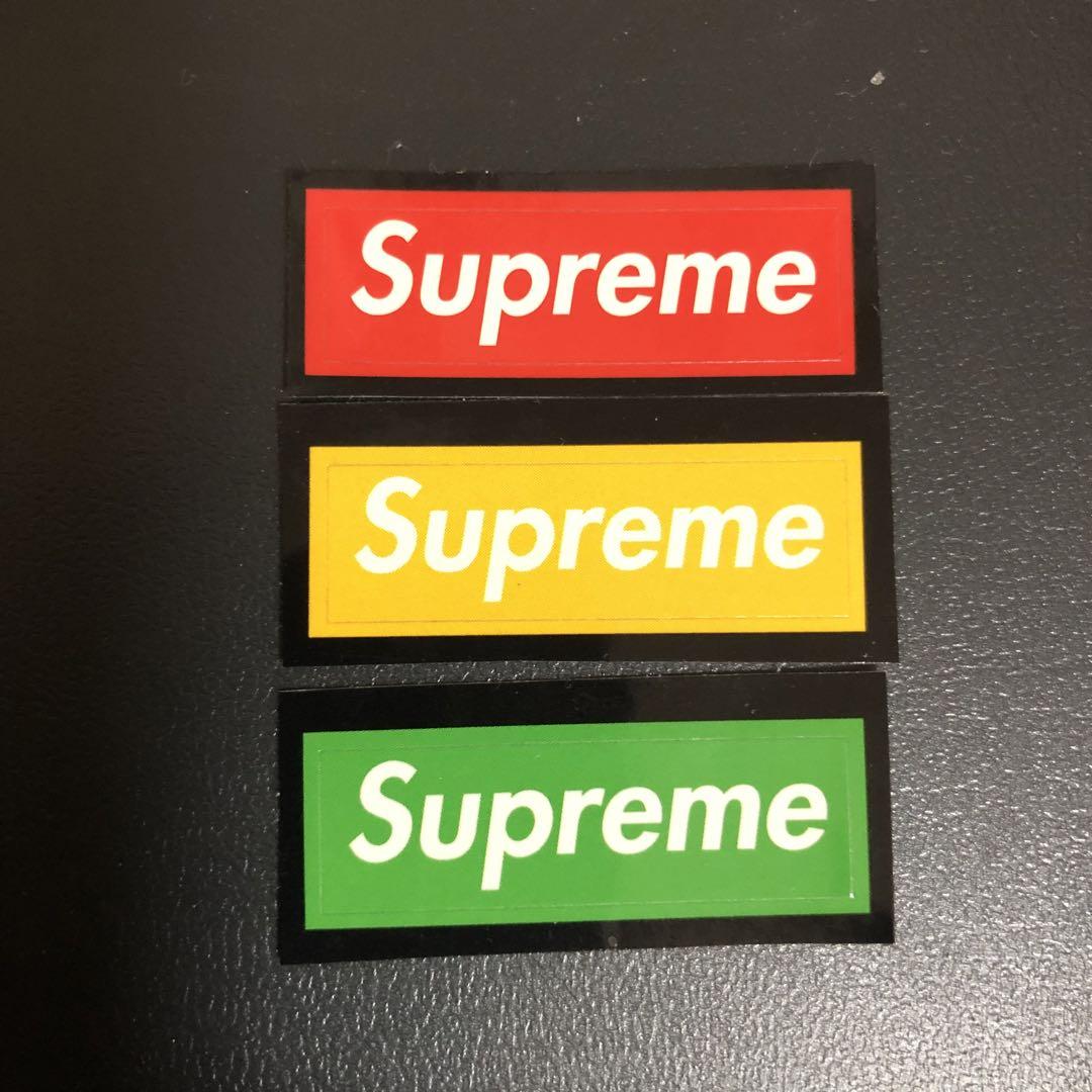 Supreme カーボンファイバー ボックスロゴ ステッカー ブラック