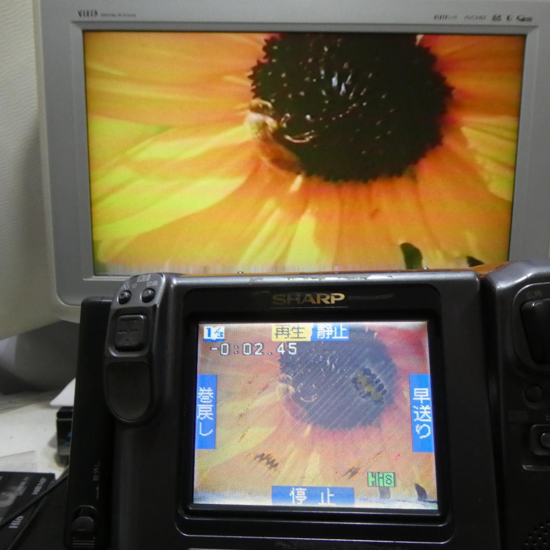 動動作良好 ビデオHi8 シャープ VL-HL55 8ミリビデオカメラDVD化に 動動作良好 ビデオHi8 シャープ VL-HL55 8ミリビデオカメラDVD化に