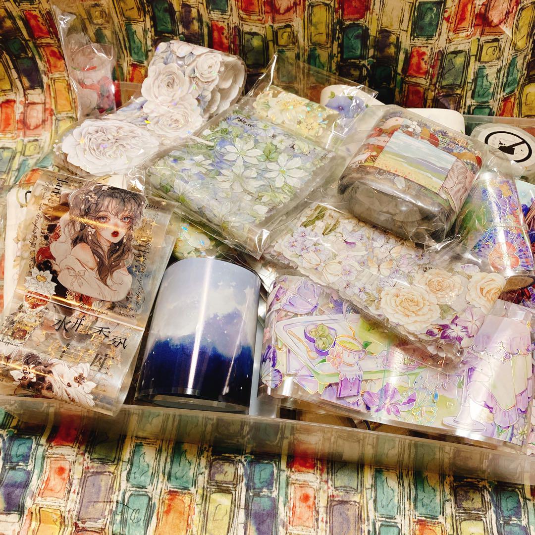 海外マスキングテープまとめ売り ごちゃ混ぜBOX② 人物マスキングテープ