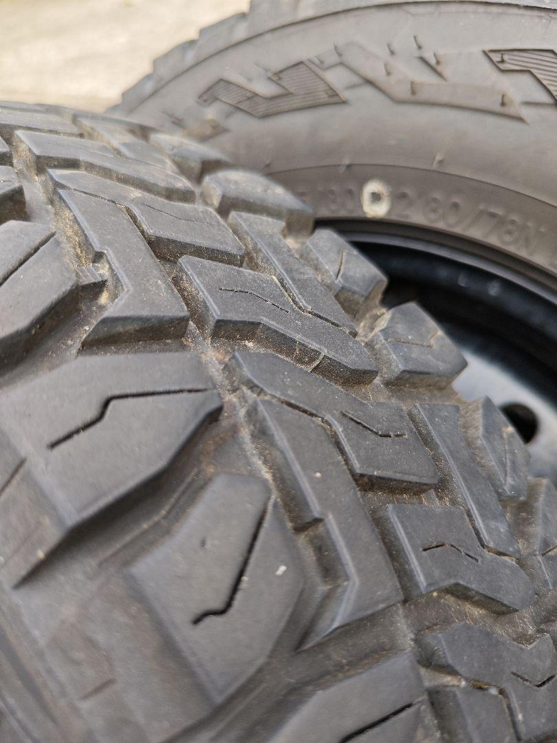 送料無料 鉄チン TOYO オープンカントリーRT 145/80R12 2本 ①