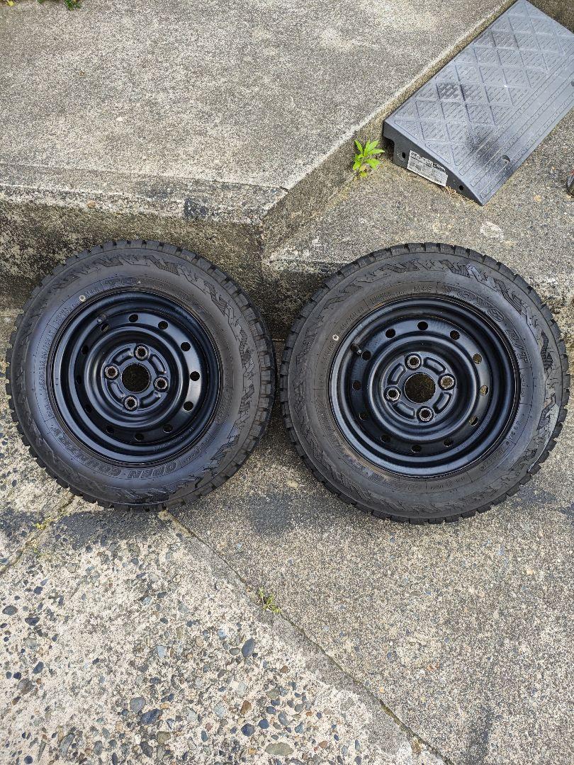 送料無料 鉄チン TOYO オープンカントリーRT 145/80R12 2本 ①
