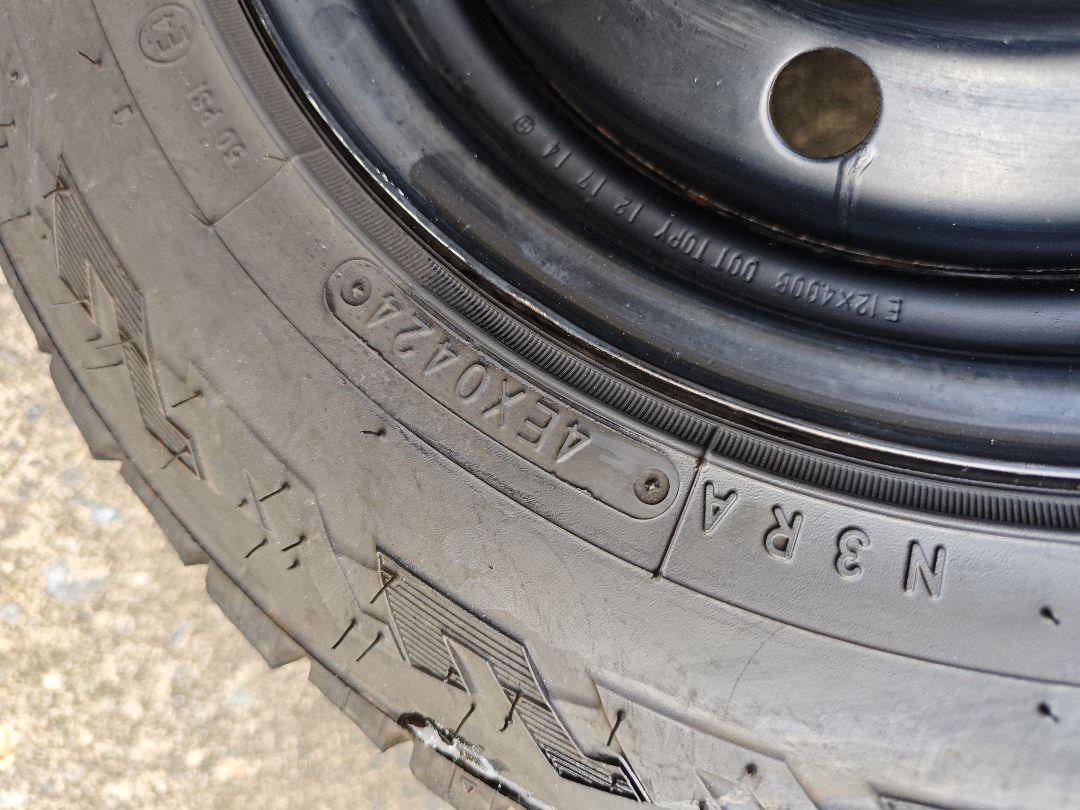送料無料 鉄チン TOYO オープンカントリーRT 145/80R12 2本 ①